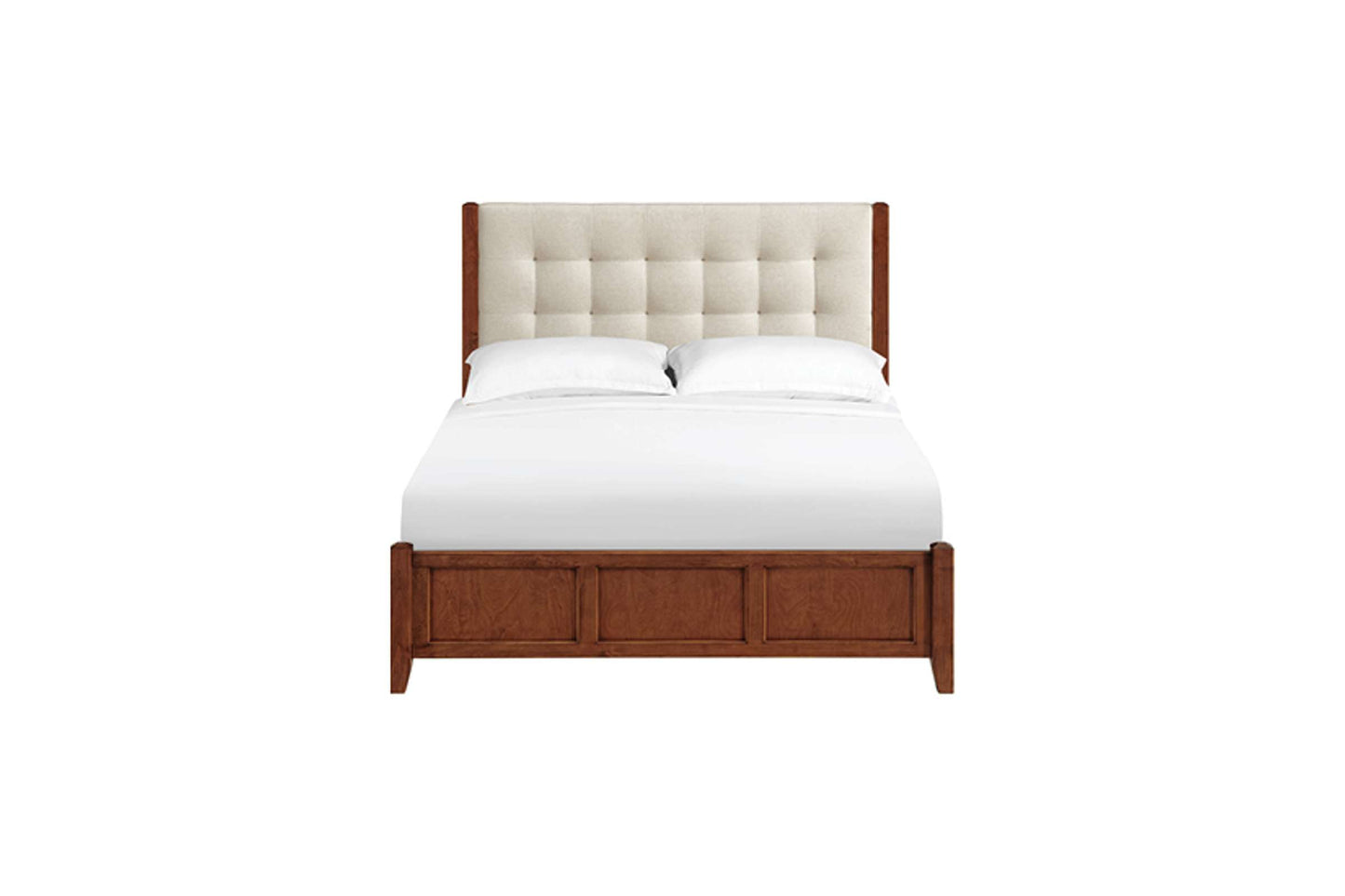 McKenzie Upholstered Panel Bed - Whittier Wood