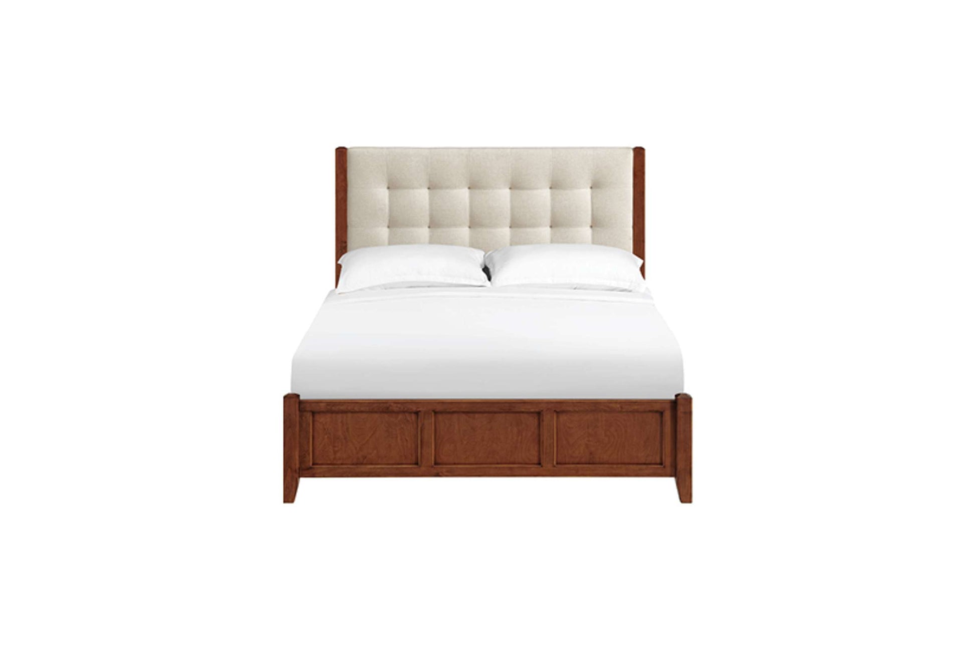 McKenzie Upholstered Panel Bed - Whittier Wood