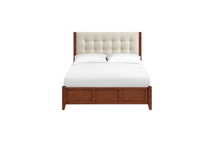 McKenzie Upholstered Panel Bed - Whittier Wood