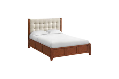 McKenzie Upholstered Panel Bed - Whittier Wood