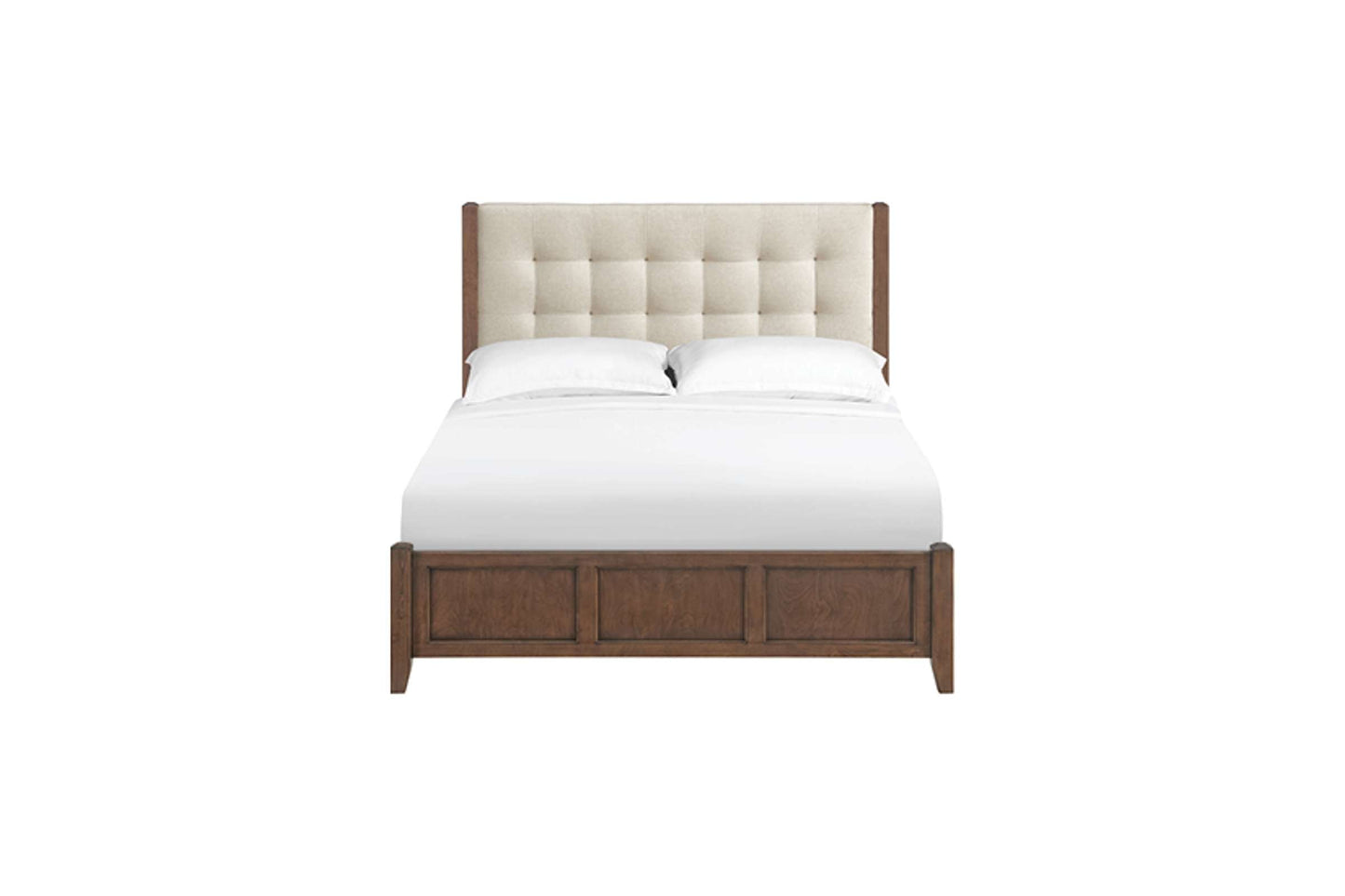 McKenzie Upholstered Panel Bed - Whittier Wood