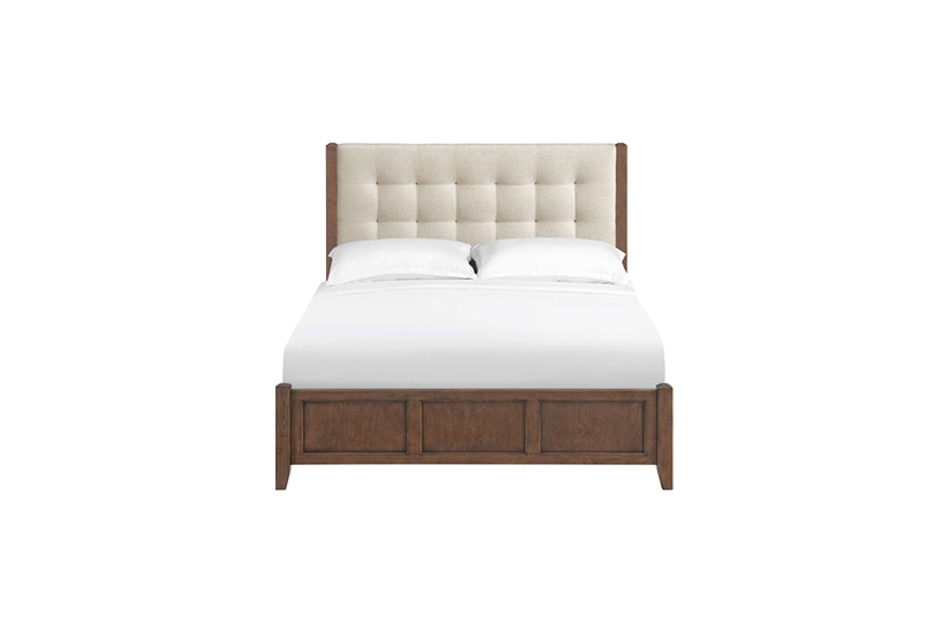 McKenzie Upholstered Panel Bed - Whittier Wood