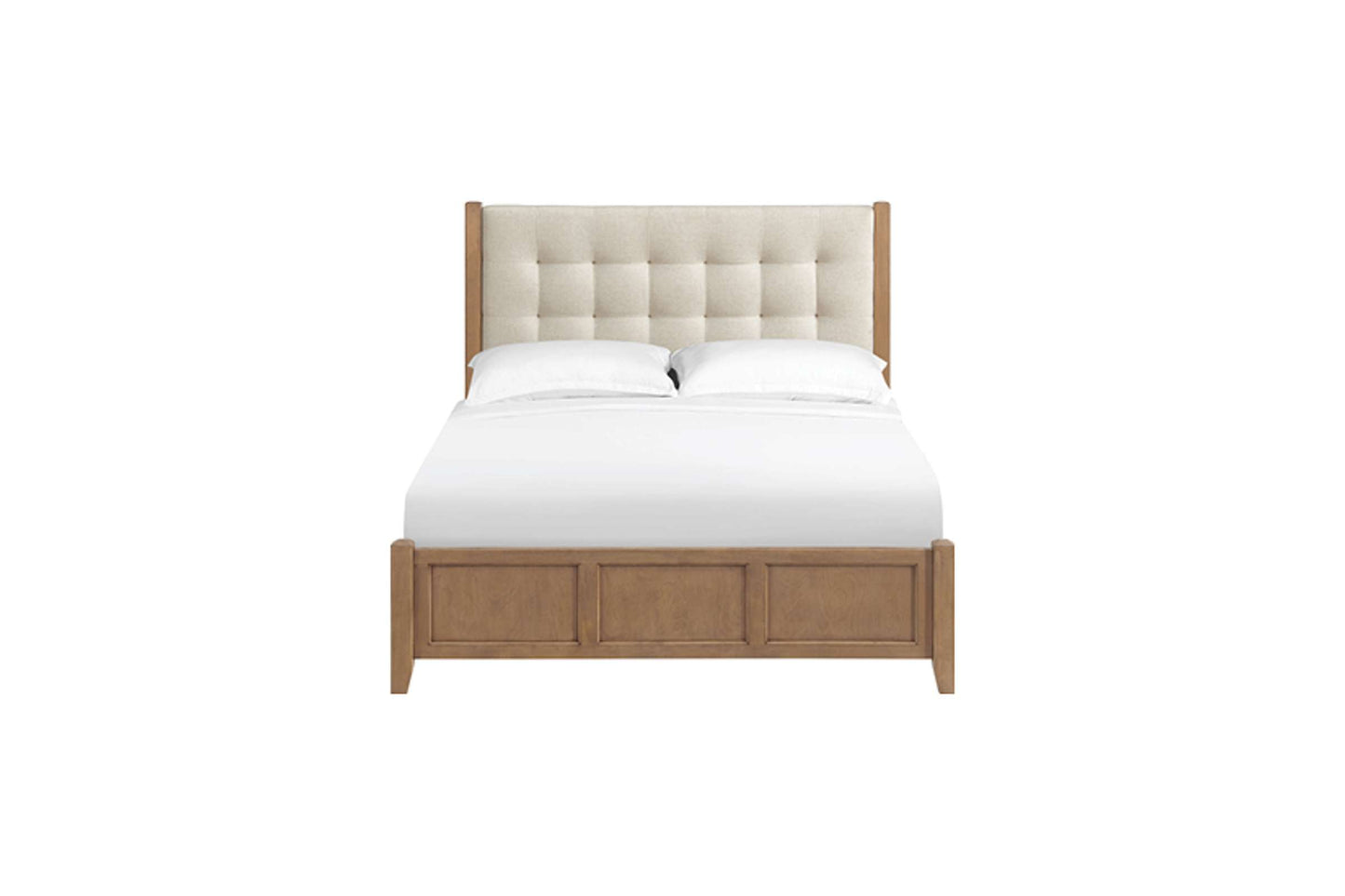 McKenzie Upholstered Panel Bed - Whittier Wood