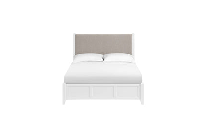 McKenzie Upholstered Panel Bed - Whittier Wood