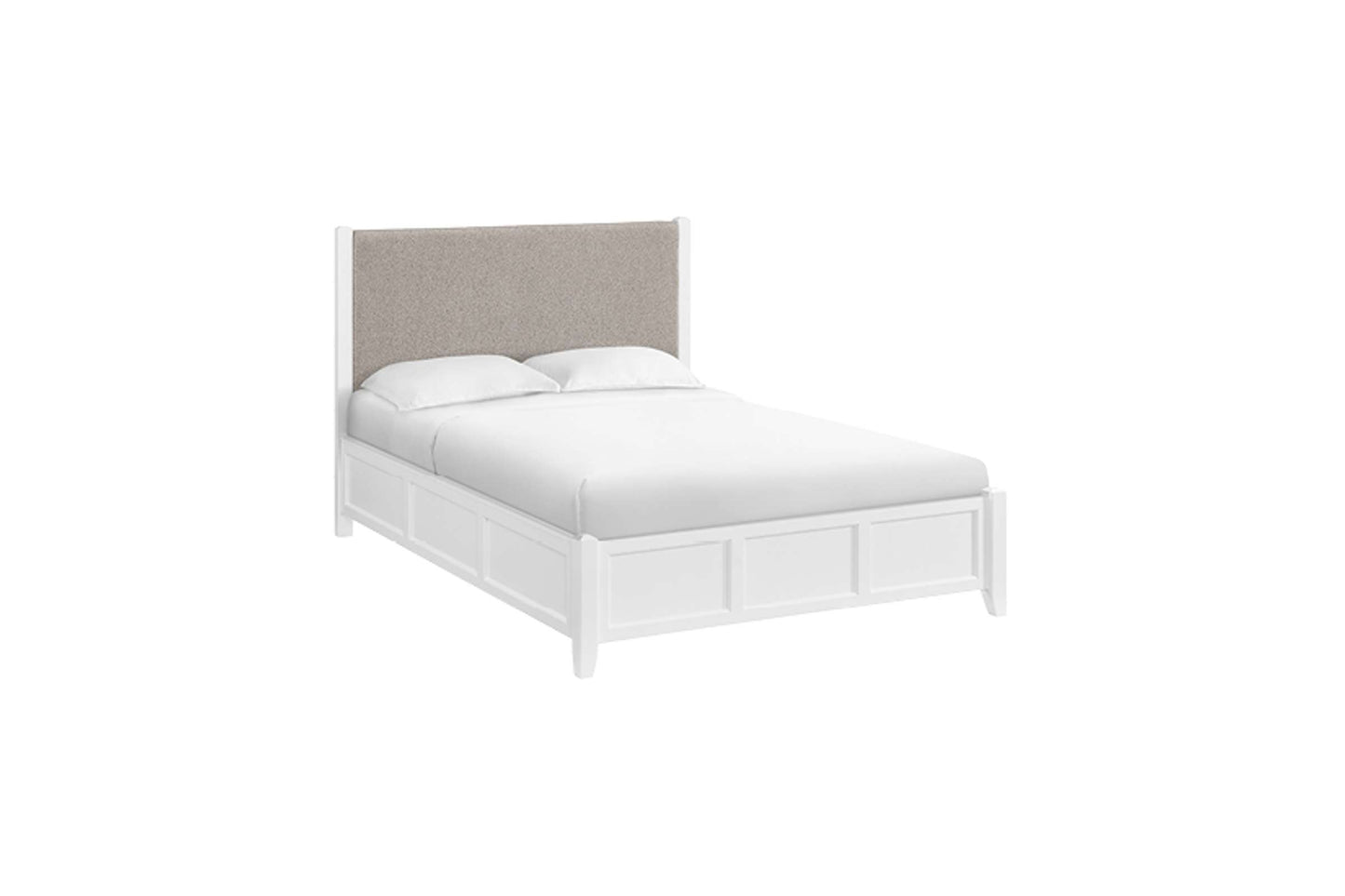 McKenzie Upholstered Panel Bed - Whittier Wood