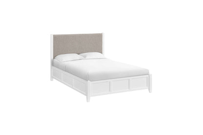 McKenzie Upholstered Panel Bed - Whittier Wood