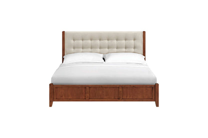 McKenzie Upholstered Panel Bed - Whittier Wood