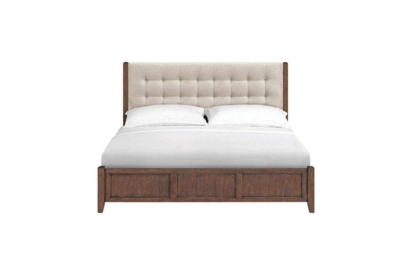 McKenzie Upholstered Panel Bed - Whittier Wood