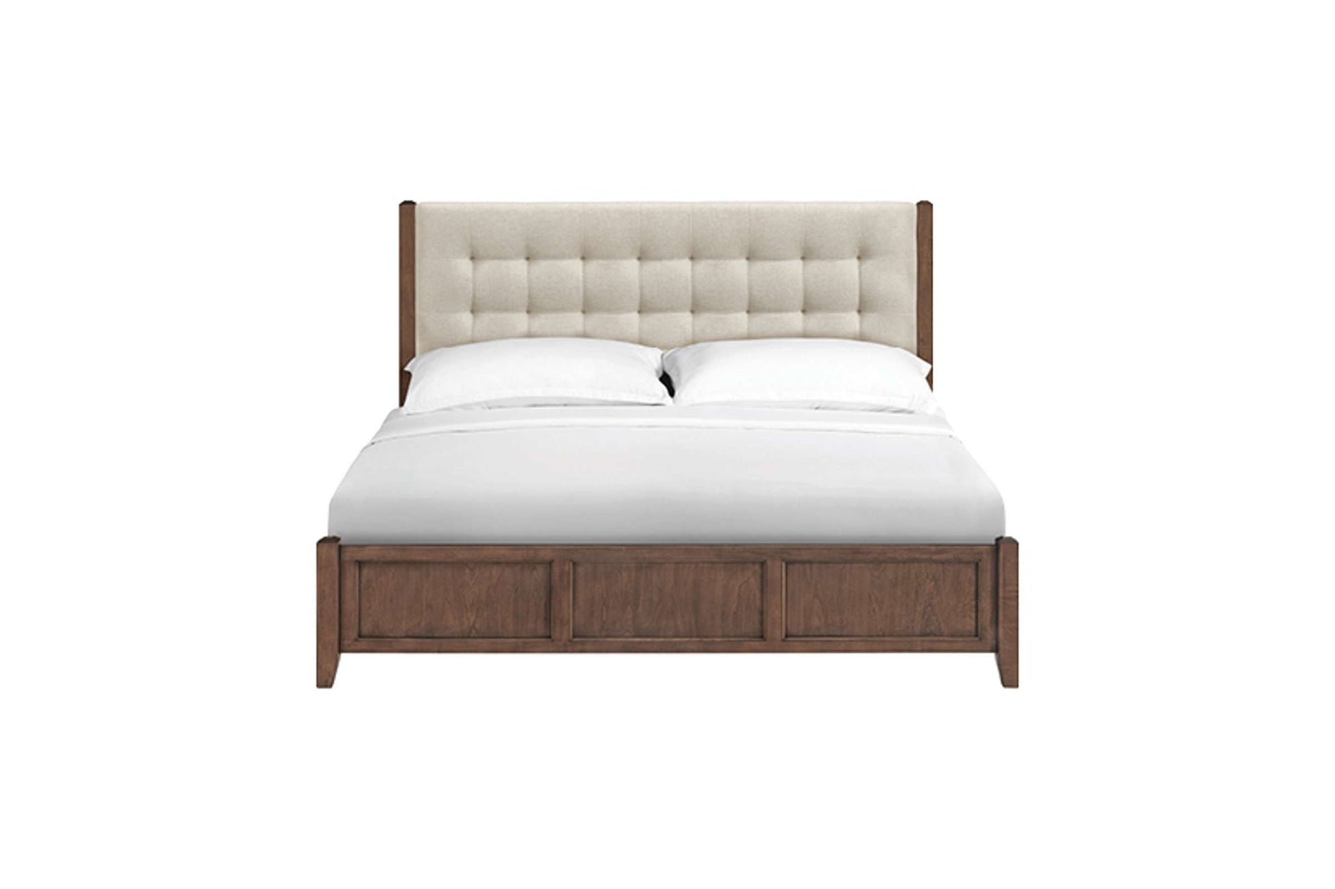 McKenzie Upholstered Panel Bed - Whittier Wood