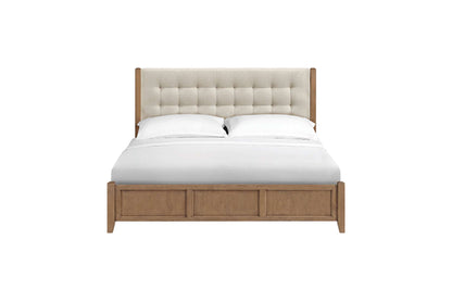 McKenzie Upholstered Panel Bed - Whittier Wood