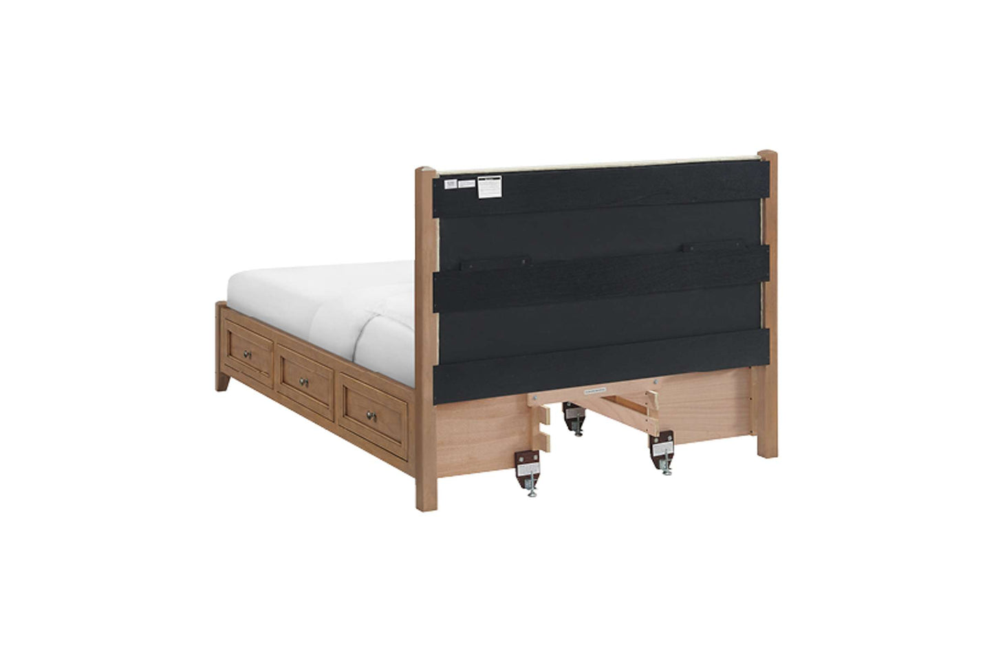 McKenzie Upholstered Panel Storage Bed - Whittier Wood