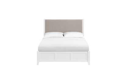 McKenzie Upholstered Panel Storage Bed - Whittier Wood