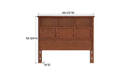 McKenzie Classic Bookcase Headboard - Whittier Wood