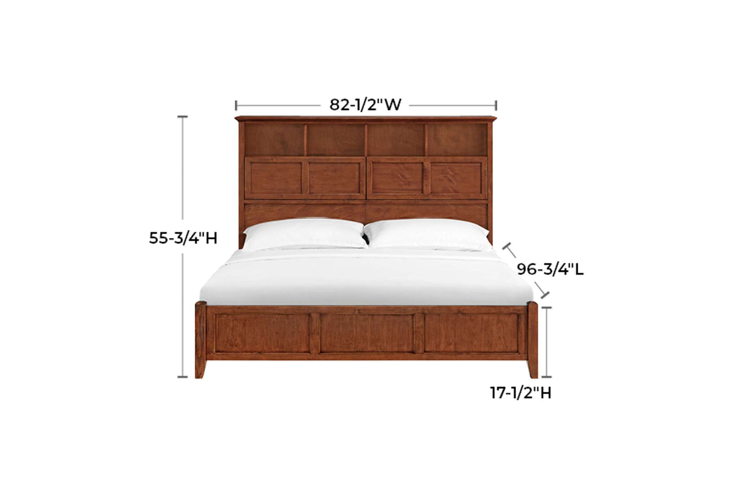 McKenzie Classic Bookcase Bed - Whittier Wood