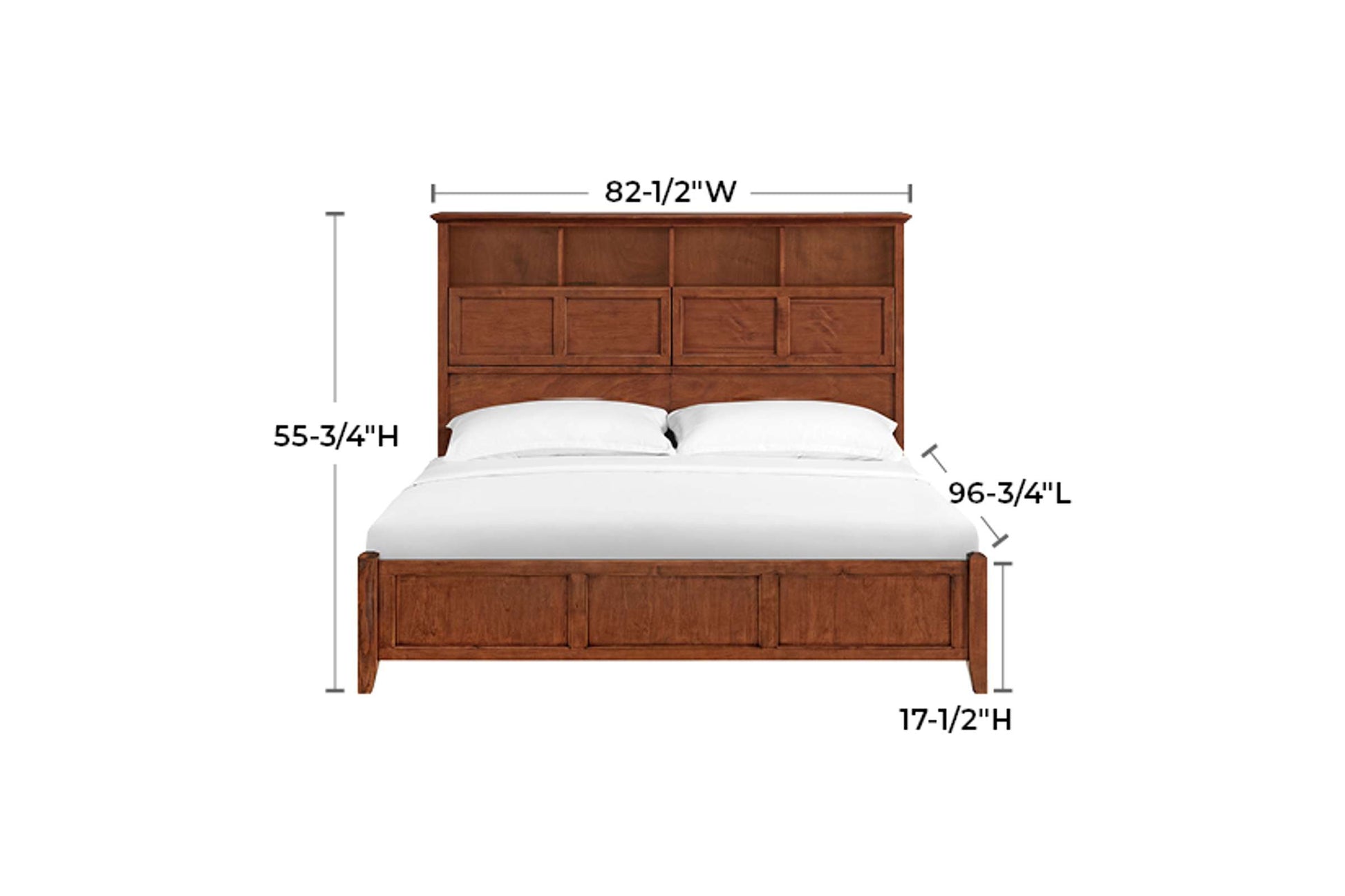 McKenzie Classic Bookcase Bed - Whittier Wood