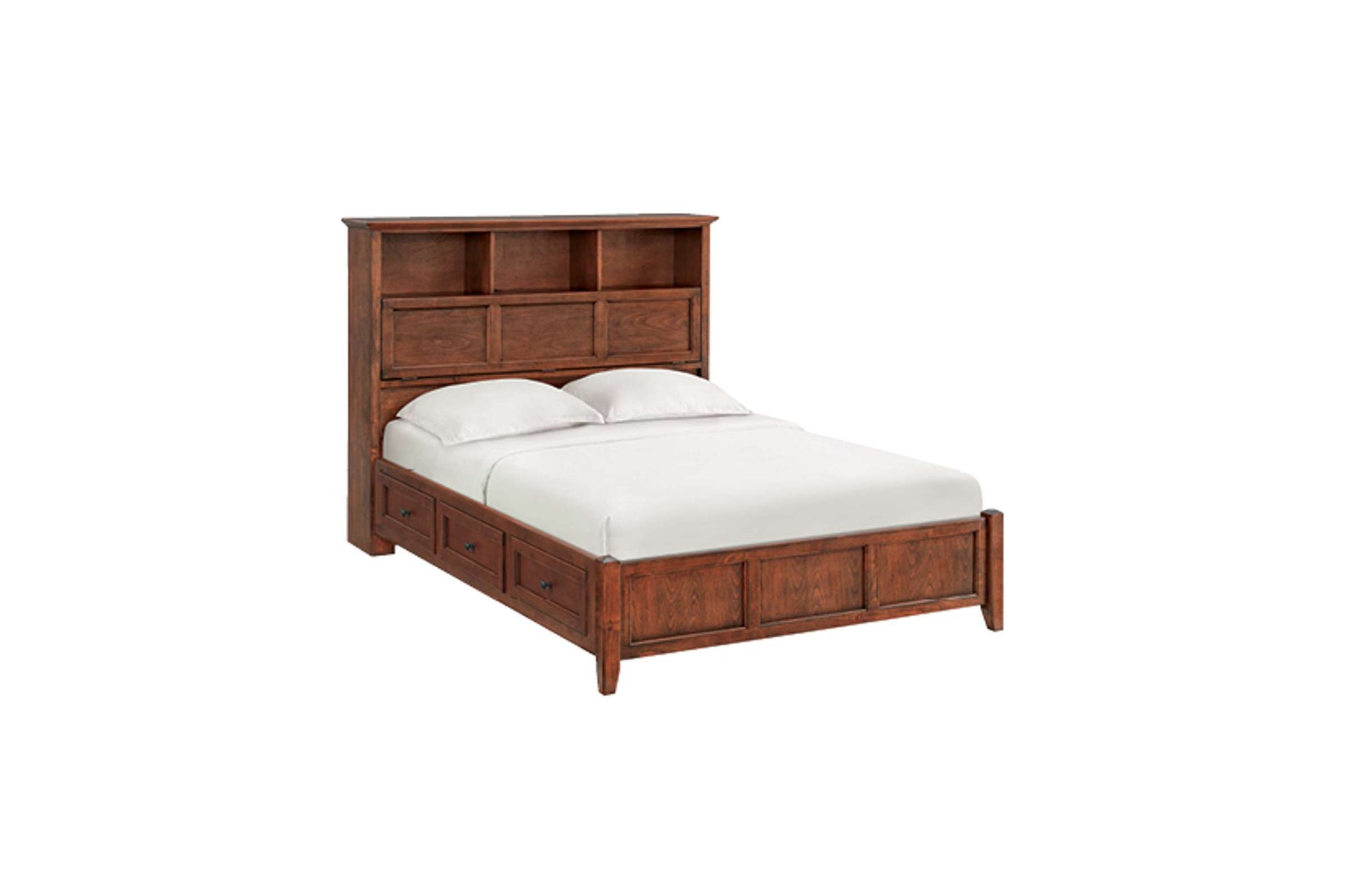 McKenzie Classic Bookcase Storage Bed - Whittier Wood