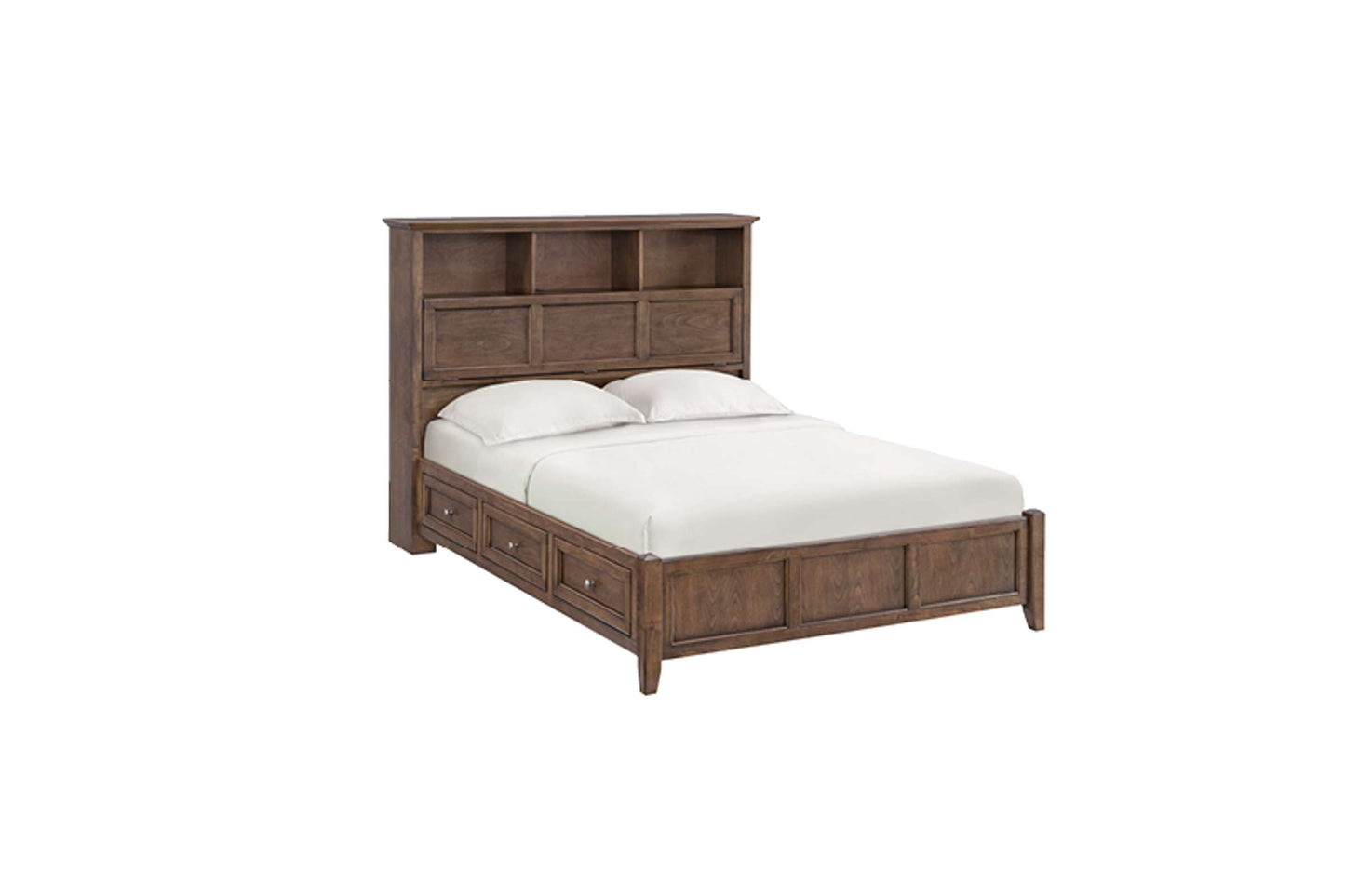 McKenzie Classic Bookcase Storage Bed - Whittier Wood