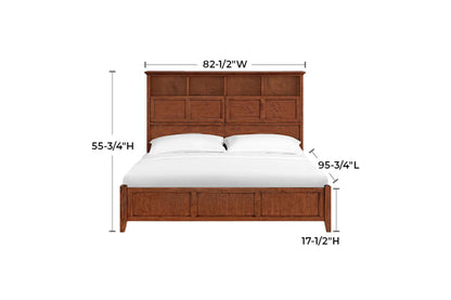 McKenzie Classic Bookcase Storage Bed - Whittier Wood