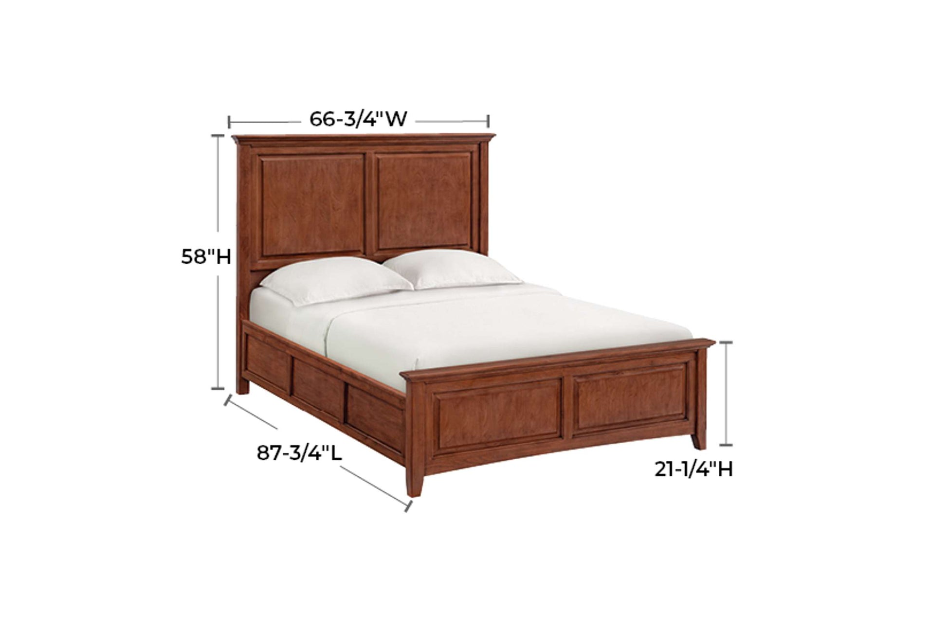 McKenzie Premier Bed - Whittier Wood