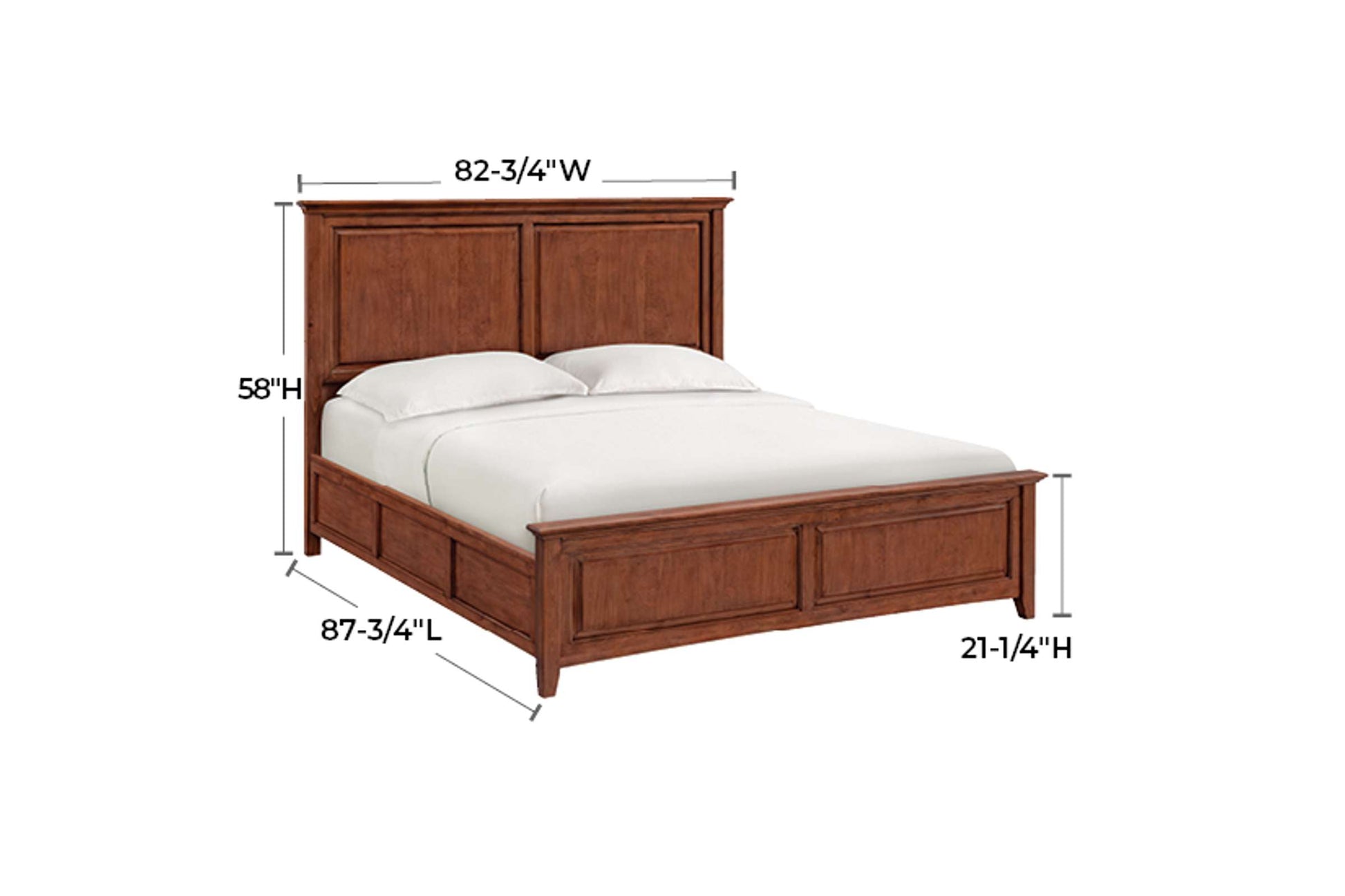 McKenzie Premier Bed - Whittier Wood