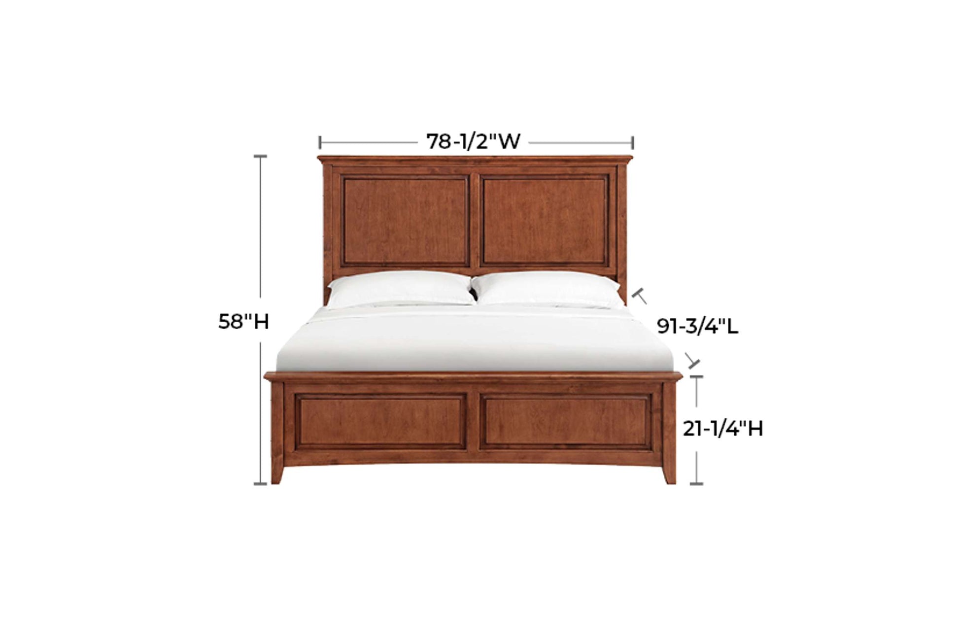 McKenzie Premier Bed - Whittier Wood