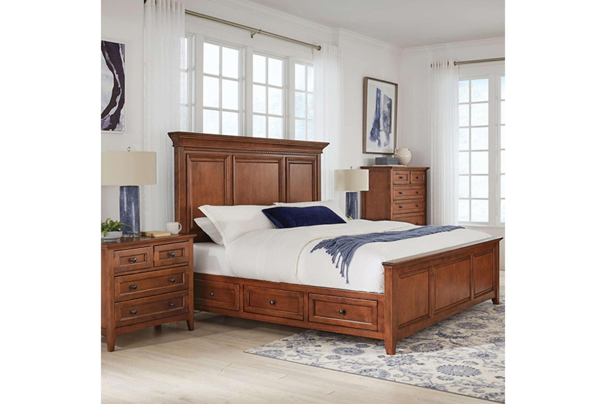 McKenzie Grand Storage Bed - Whittier Wood