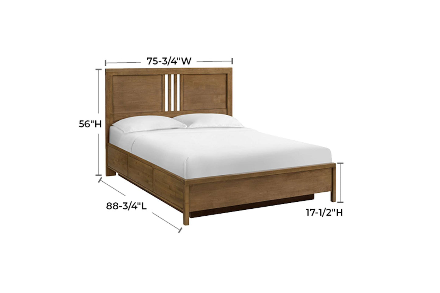 Bailey Storage Bed - Whittier Wood