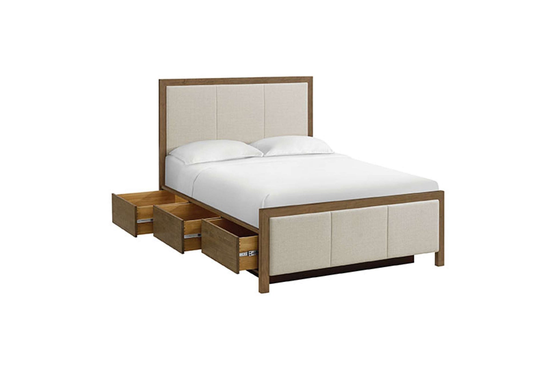 Bailey Upholstered Panel Storage Bed - Whittier Wood