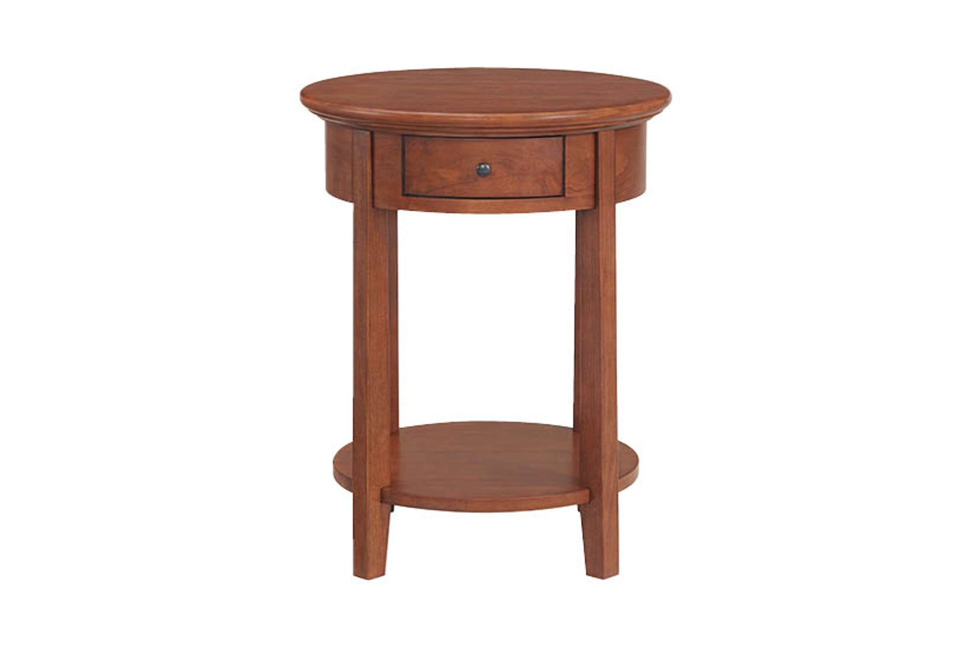 McKenzie Round Side Table - Whittier Wood