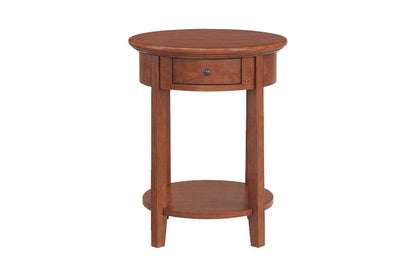 McKenzie Round Side Table - Whittier Wood