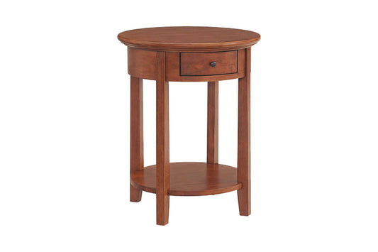 McKenzie Round Side Table - Whittier Wood