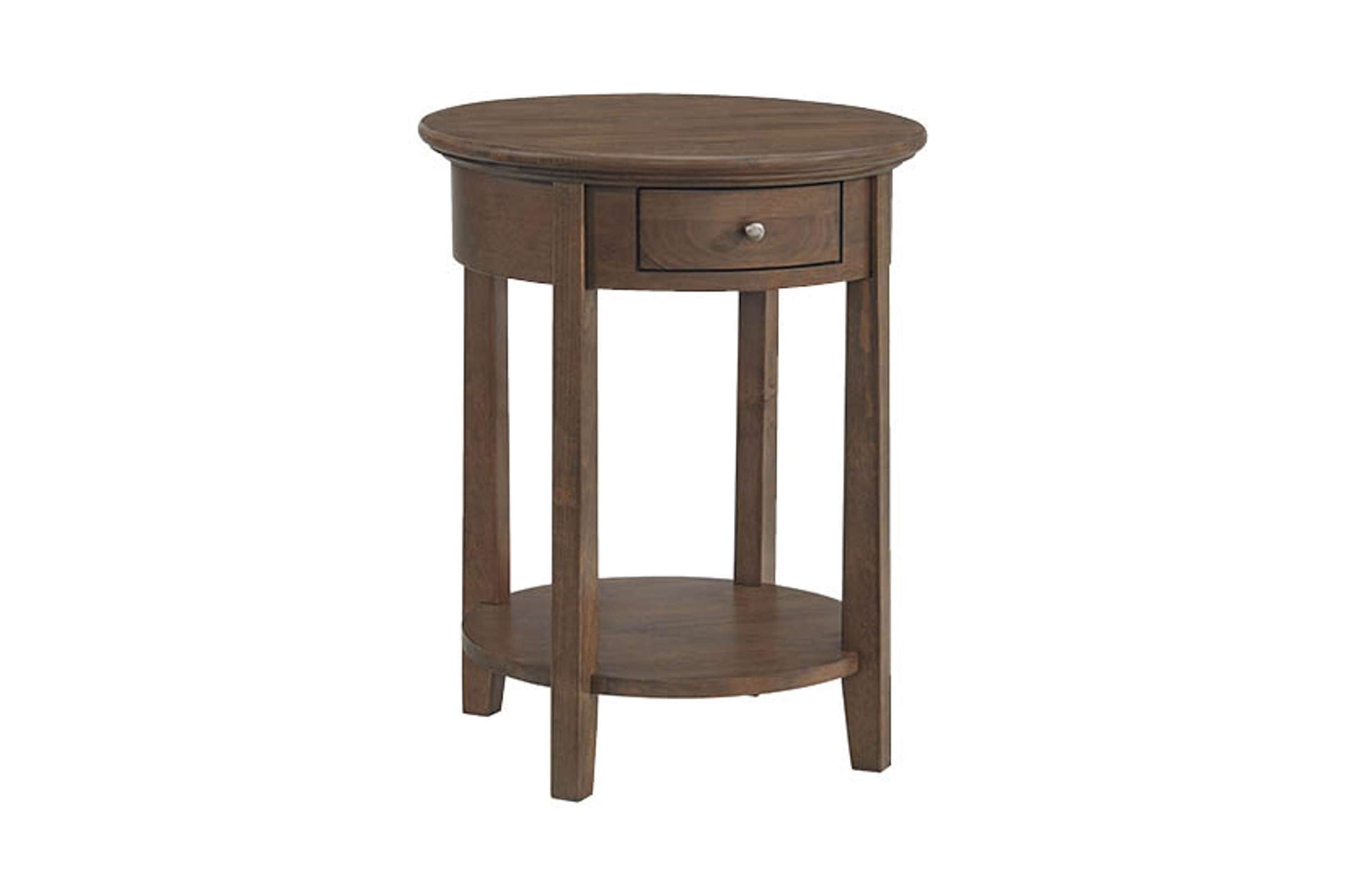 McKenzie Round Side Table - Whittier Wood
