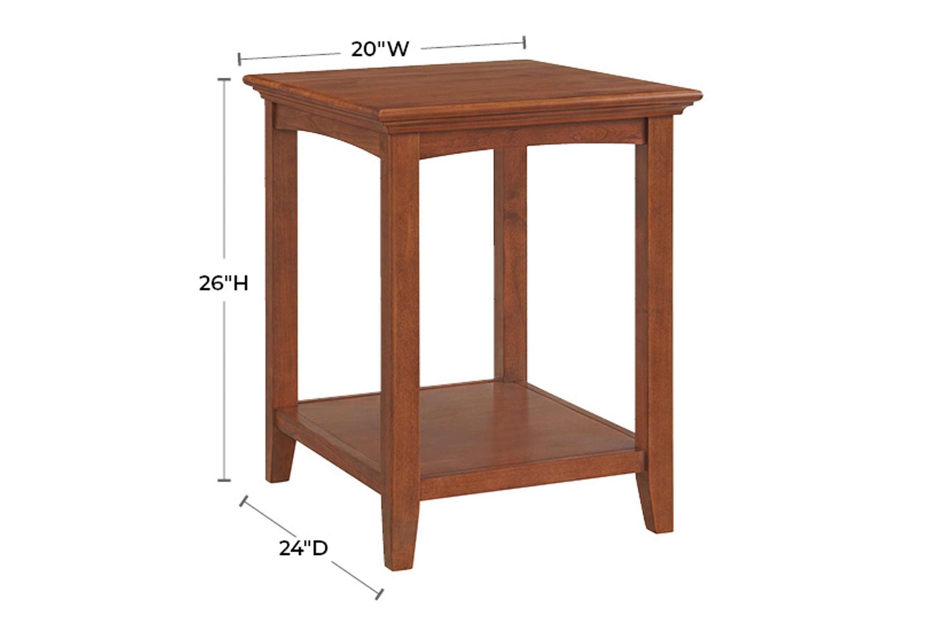 McKenzie Side Table - Whittier Wood