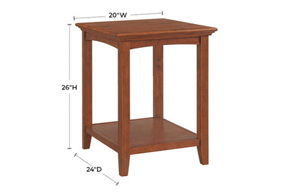 McKenzie Side Table - Whittier Wood