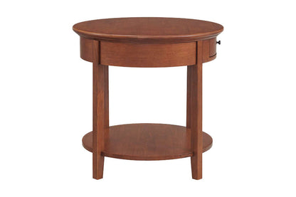 McKenzie Round End Table - Whittier Wood