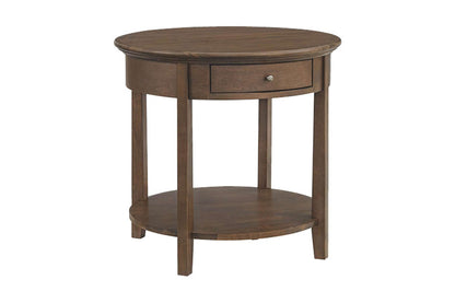 McKenzie Round End Table - Whittier Wood