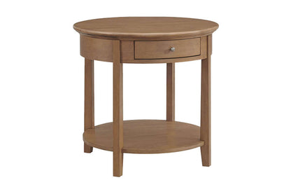 McKenzie Round End Table - Whittier Wood