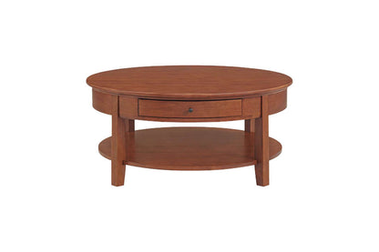 McKenzie Round Cocktail Table - Whittier Wood