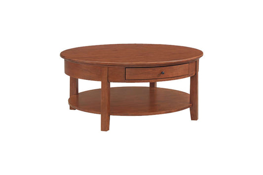 McKenzie Round Cocktail Table - Whittier Wood