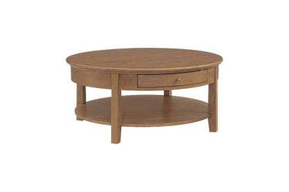 McKenzie Round Cocktail Table - Whittier Wood
