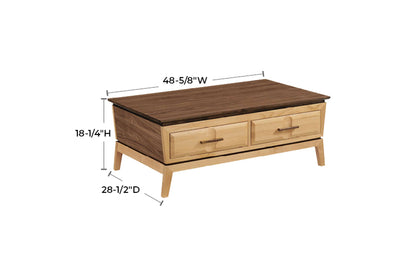 Addison Lift-Top Coffee Table - Whittier Wood