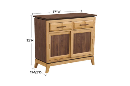 Addison 37" Storage Console - Whittier Wood