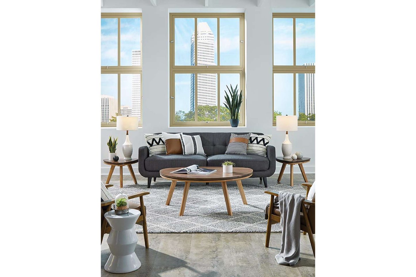 Addi Low Cocktail Table - Whittier Wood