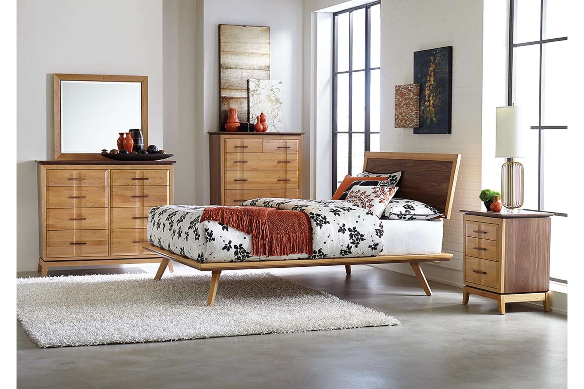 Addison 3-Drawer Nightstand - Whittier Wood