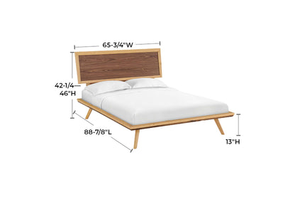 Addison Adjustable Headboard Platform Bed - Whittier Wood