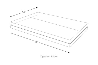 Premium 100% Cotton Twill Futon Mattress Cover
