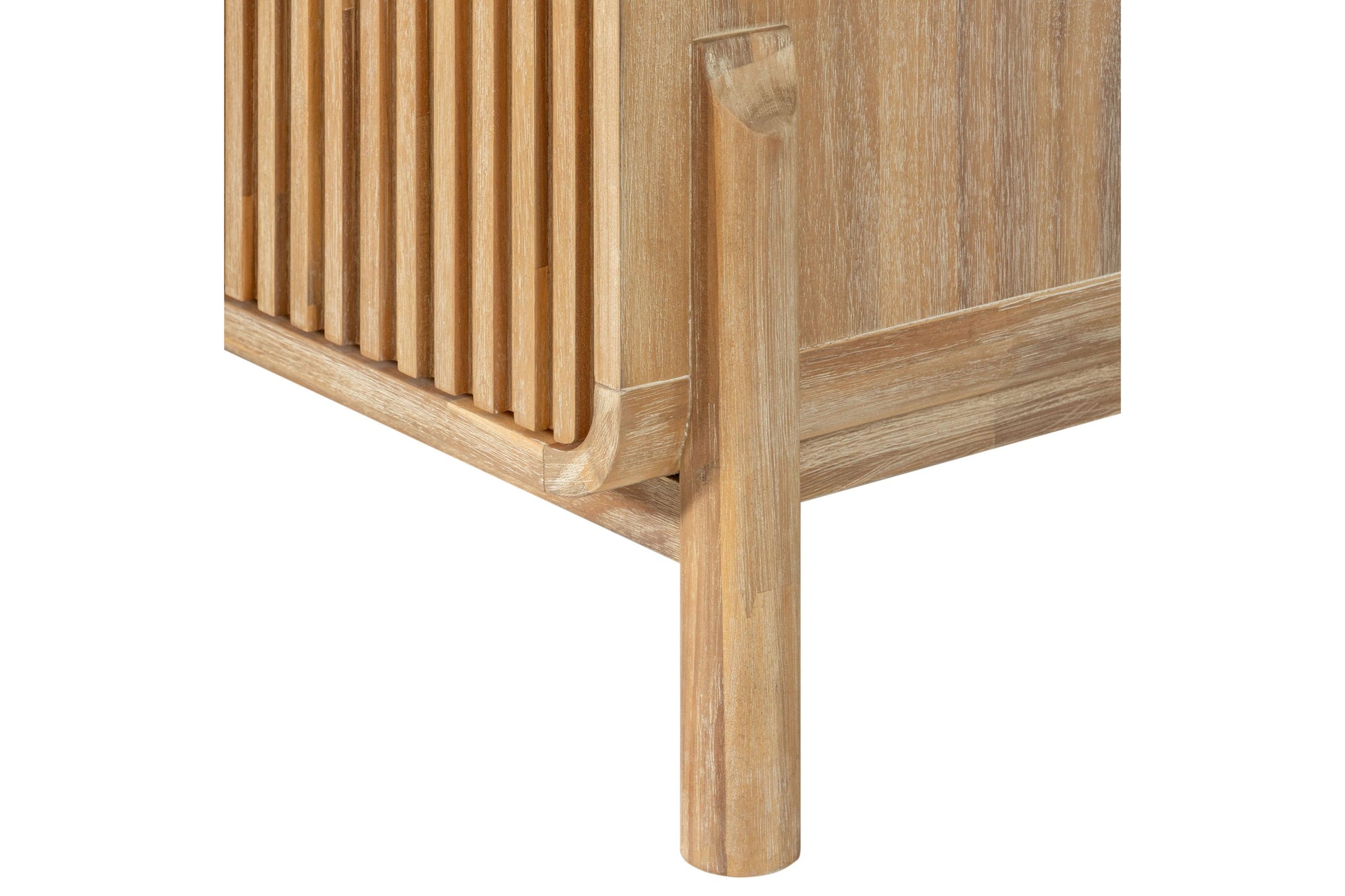 Mikala - Modern Natural Acacia Nightstand
