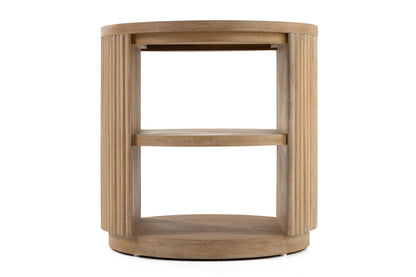 Jacobson - Modern Natural Acacia End Table