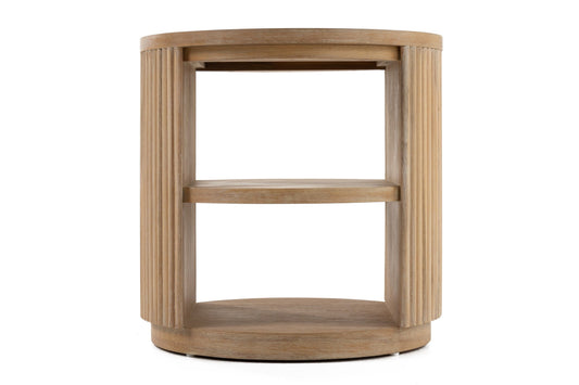 Jacobson - Modern Natural Acacia End Table