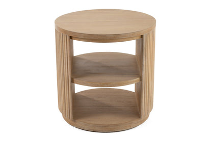 Jacobson - Modern Natural Acacia End Table